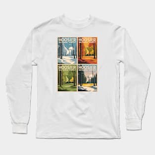 Four Seasons Hoosier National Forest Long Sleeve T-Shirt